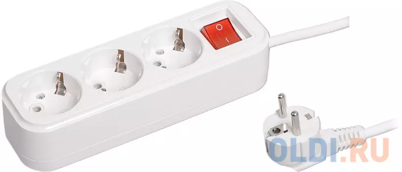 Удлинитель IEK WYP11-16-03-02-ZK 3 розетки 1.5 м
