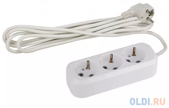 Удлинитель Эра Б0023155 3 розетки 1.5 м