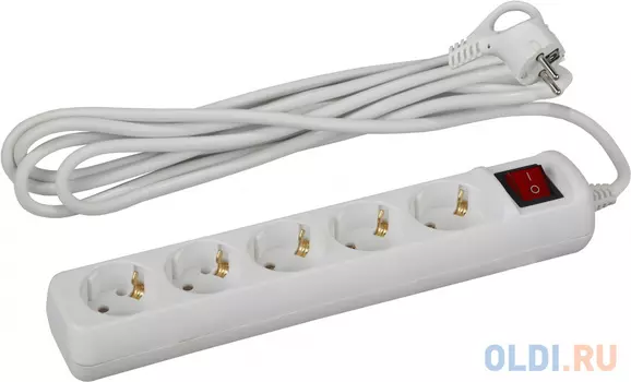 Удлинитель Эра Б0028382 5 розеток 3 м