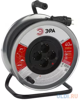 Удлинитель Эра Б0035321 4 розетки 40 м