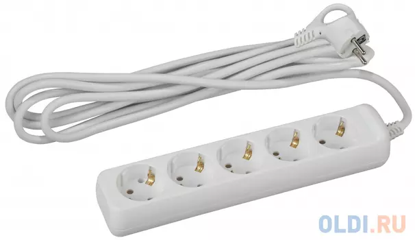 Удлинитель Эра U-5e-3m 5 розеток 3 м Б0028376