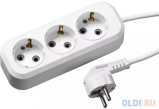 Удлинитель Сибин 55034-3 3 розетки 3 м