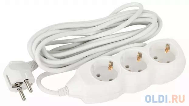 Удлинитель Sonnen U-135G 3 розетки 5 м 511433