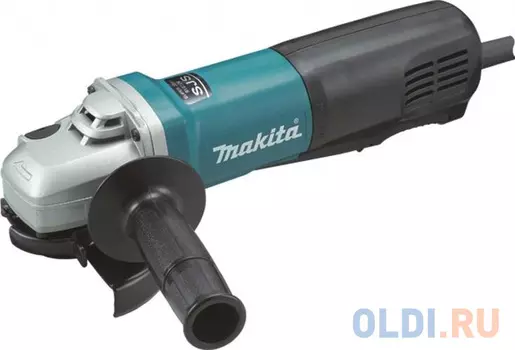 Углошлифовальная машина Makita,ф125мм,1100Вт,11000об\\м,1.8кг,кор,муфта SJS,курковый выключатель