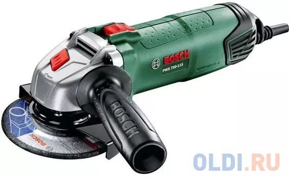 Угловая шлифмашина Bosch PWS 750-115 750Вт 115мм