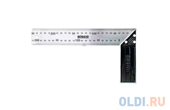 Угольник Biber 40635 35 см нержавеющая сталь