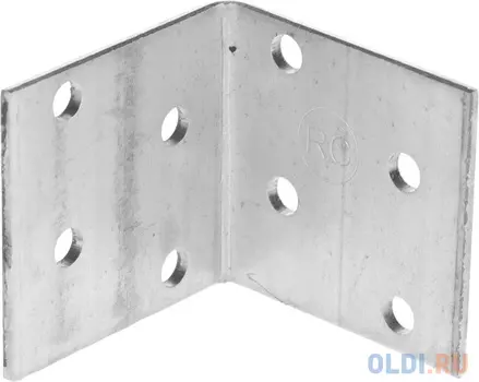 Уголок крепежный равносторонний УКР-2.0, 40х60х60 х 2мм, ЗУБР