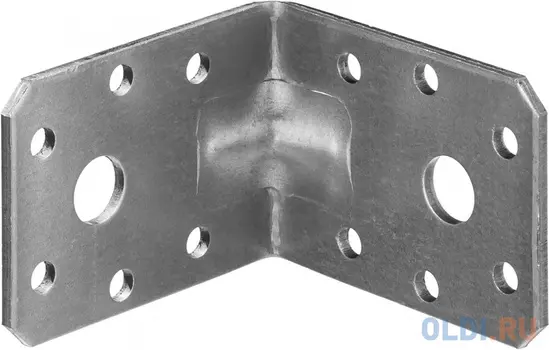 Уголок крепежный усиленный УКУ-2.5, 45х60х60 х 2.5мм, ЗУБР