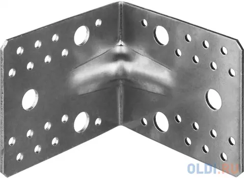 Уголок крепежный усиленный УКУ-2.5, 90х105х105 х 2.5мм, ЗУБР