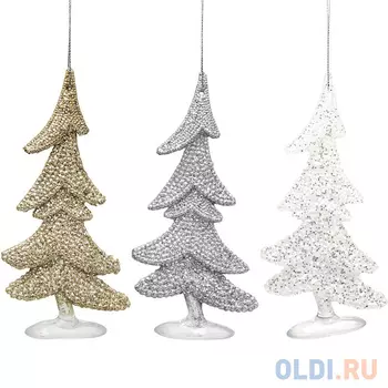 Украшение декоративное ЕЛКА, 9 см, акрил