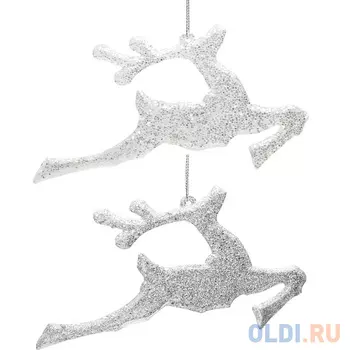 Украшение декоративное ОЛЕНЬ, 14*8 см, акрил, 2 цвета