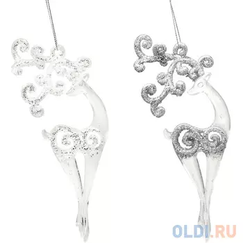 Украшение декоративное ОЛЕНЬ, 18*6 см, акрил, 2 цвета