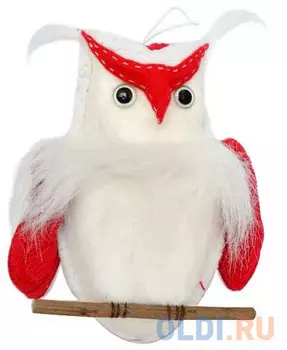 Украшение декоративное СОВА ЭНЕРДЖИ, 1 шт, 21*27 см, полиэстер, в пакете