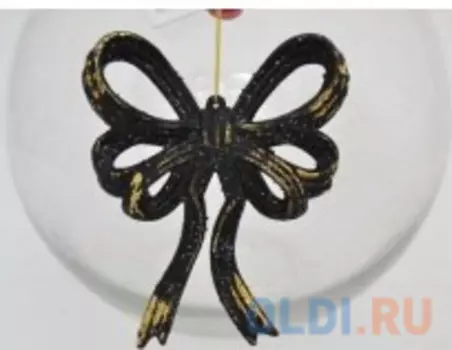 Украшение елочное БАНТ БАРОККО, 12*10 см, син..