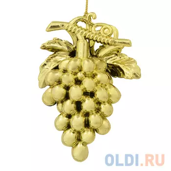 Украшение елочное ВИНОГРАД, 10х8см, пластик, в пакете