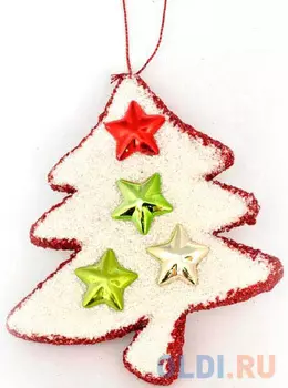 Украшение Winter Wings Елочка блеск 1 шт цвет в ассортименте пластик N180115