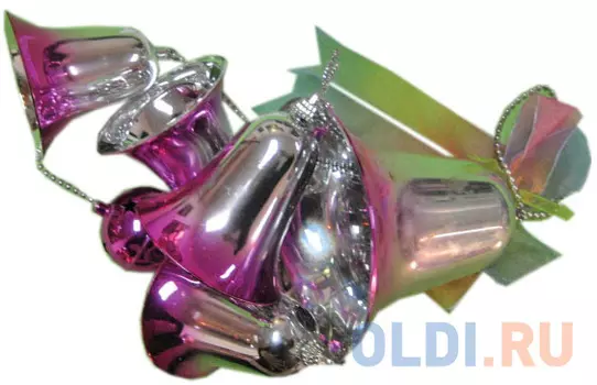 Украшение Winter Wings Гроздь из колокольчиков 1 шт пластик N069049