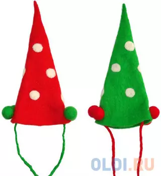 Украшение Winter Wings Колпак 18 см 1 шт в ассортименте фетр N069740