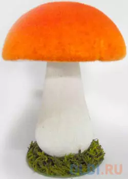 Украшение Winter Wings Красный гриб 20 см 1 шт полимер N069758