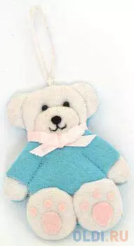 Украшение Winter Wings Мишка 10х8.5 см 1 шт полиэстер N180925