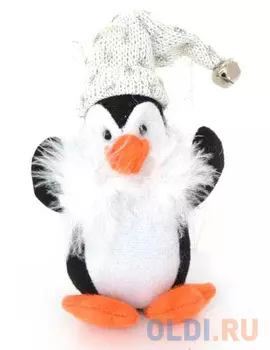 Украшение Winter Wings "Пингвинчик" 12 см 1 шт черный полиэстер 180850