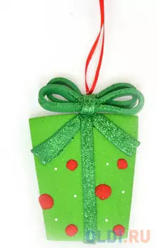 Украшение Winter Wings "Подарок" 6*9 см 1 шт цвет в ассортименте полирезин N161832