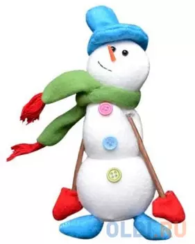 Украшение Winter Wings "Снеговик" 18 см 1 шт полиэстер