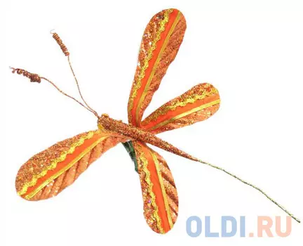 Украшение Winter Wings "Стрекоза" 1 шт в ассортименте полиэстер