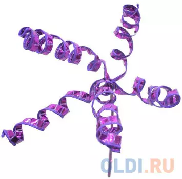 Украшение Winter Wings Ветка спираль 58 см 1 шт фиолетовый металл N069874/Ф