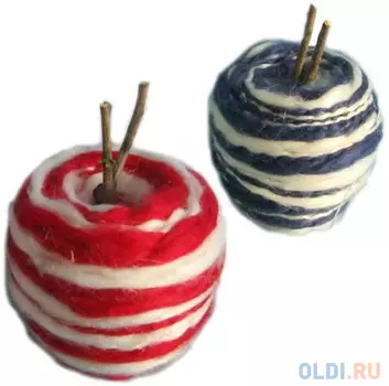 Украшение Winter Wings "Яблоко" 11 см 1 шт в ассортименте полимер N069736