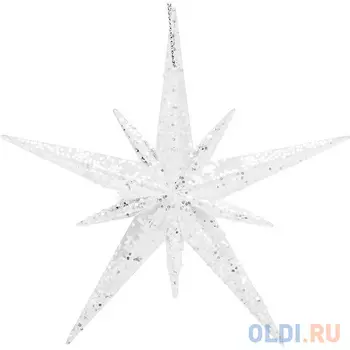 Украшение Winter Wings ЗВЕЗДА 11 см 1 шт белый акрил N182300