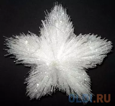 Украшение Winter Wings Звезда 10 см 1 шт белый полимер N069779