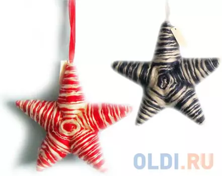 Украшение Winter Wings Звезда 22 см 1 шт в ассортименте полимер N069733