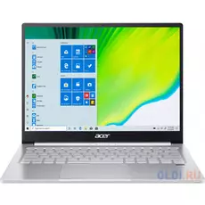 Ультрабук Acer Swift 3 SF313-52G-71SN 13.5" 2256x1504 Intel Core i7-1065G7 1024 Gb 16Gb WiFi (802.11 b/g/n/ac/ax) Bluetooth 5.0 nVidia GeForce MX350 2048 Мб серебристый Linux NX.HZQER.003