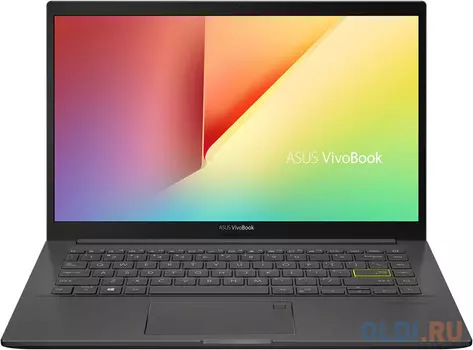 Ультрабук ASUS VivoBook 14 K413FQ-EB033T 14" 1920x1080 Intel Core i5-10210U 512 Gb 8Gb WiFi (802.11 b/g/n/ac/ax) Bluetooth 5.0 nVidia GeForce MX350 2048 Мб черный Windows 10 Home 90NB0R6F-M00390