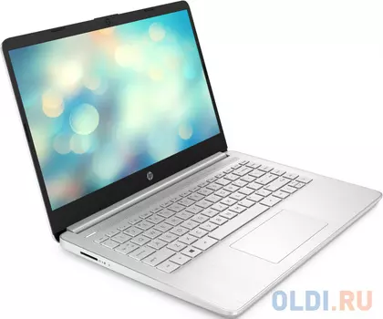 Ультрабук HP 14s-fq0040ur 14" 1920x1080 AMD Ryzen 7-4700U 512 Gb 16Gb AMD Radeon Vega 7 серебристый Windows 10 Home 24C12EA