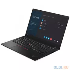 Ультрабук Lenovo ThinkPad X1 Carbon 14" 1920x1080 Intel Core i7-8565U 512 Gb 16Gb Wi-Fi 4G LTE Intel UHD Graphics 620 черный Windows 10 Professional 20QD003ART