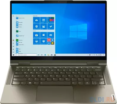 Ультрабук Lenovo Yoga 7 14ITL5 14" 1920x1080 Intel Core i5-1135G7 512 Gb 8Gb WiFi (802.11 b/g/n/ac/ax) Bluetooth 5.0 Intel Iris Xe Graphics зелёный Windows 10 Home 82BH00ACRU