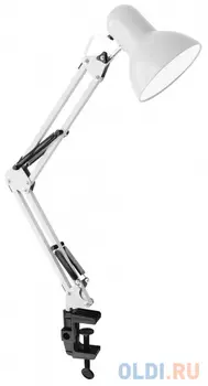 Ultraflash UF-312P С01 белый (Светильник настольный,230V 60W)