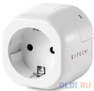 Умная розетка Satechi Homekit Smart Outlet. Цвет белый.