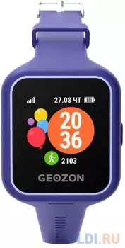 Умное носимое устройство (детские часы-телефон) GEOZON Life (dark blue)