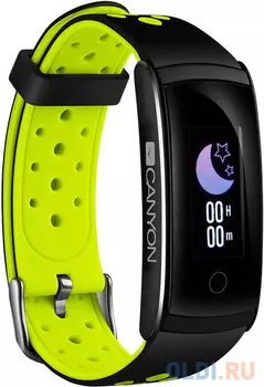 Умные часы Smart watch, 0.96inches LCD, IP68 waterproof, multi-sport mode, compatibility with iOS and android, weather display, Black-Green, Host: 48x22x12mm, Strap: 250x22mm, 25g