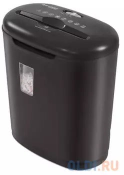 Уничтожитель (шредер) BRAUBERG S6, для 1-3 человек, 3 уровень секретности, 5х34 мм, 6 листов, 16 л, скобы, карты, 530963