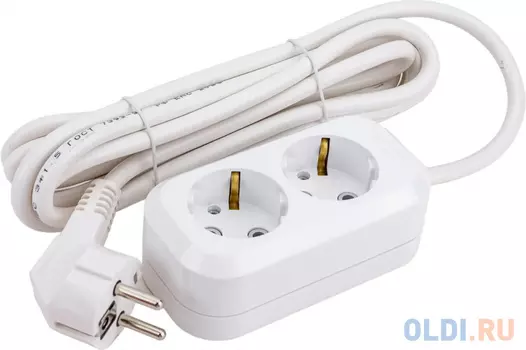 UNIVersal Удлинитель е-302а пвс 3/1,5 2гн. с заземлением, длина 3м (еврослот) 1718