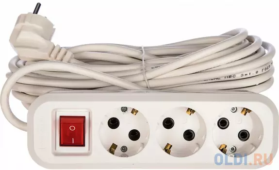 UNIVersal удлинитель S-303 ПВС 3x1 3гн. 10м з/к 5564573