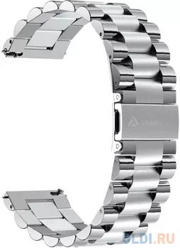 Универсальный ремешок из нержавеющей стали для часов 20 mm LYAMBDA KEID DSG-05-20-SL Silver