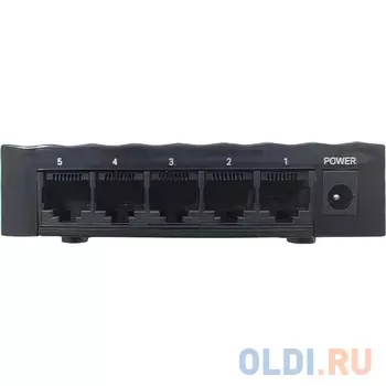Неуправляемый коммутатор ORIGO OS2105/A1A 5x1000Base-T, корпус пластик