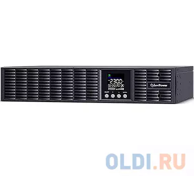 UPS CyberPower OLS2.2KERT2U Online 2200VA/2200W USB/RS-232/SNMP Slot/EPO (8 IEC С13);(1) C19, 6*cables C13-C14, 1.8m, rack mount kits included
