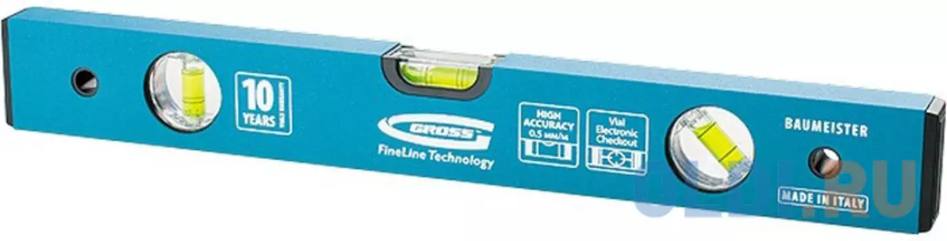 Уровень GROSS 33636 1500мм 1мм/м 3 глазка