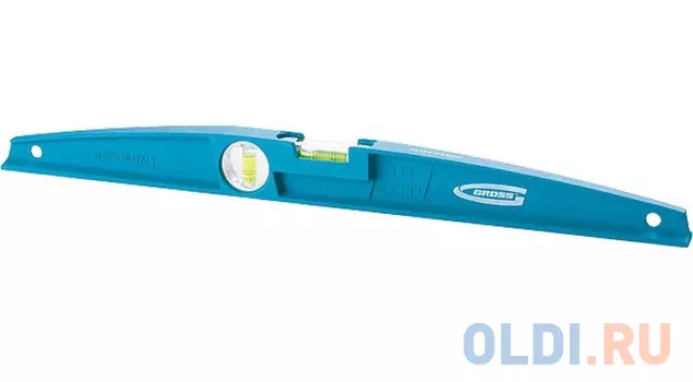 Уровень литой, 500 мм, 2 глазка// Gross